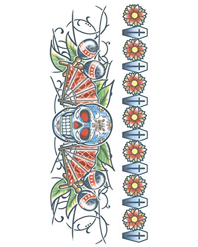 Buy Tinsley Transfer Skull Day of The Dead Temporary Tattoo FX Kit for only $5.69 byTinsley Transfers