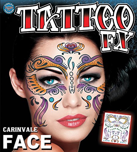 Buy Tinsley Transfers Carnivale Face Temporary Tattoo FX Face Kit for only $9.49 byTinsley Transfers