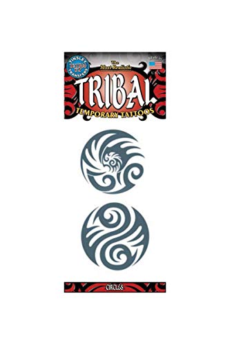 Buy Tinsley Transfers Circles Tribal Temporary FX Tattoo, Black for only $7.59 byTinsley Transfers