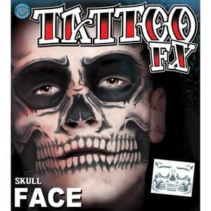 Buy Tinsley Transfers Costumes - Skull Face Tattoo - Standard for only $9.49 byTinsley Transfers