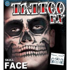 Buy Tinsley Transfers Costumes - Skull Face Tattoo - Standard for only $9.49 byTinsley Transfers