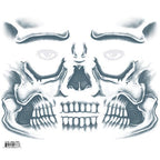Buy Tinsley Transfers Costumes - Skull Face Tattoo - Standard for only $9.49 byTinsley Transfers
