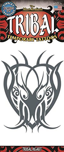 Buy Tinsley Transfers Heart Tribal Temporary FX Tattoo, Black for only $4.74 byTinsley Transfers