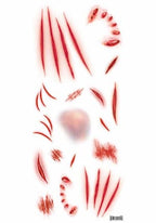 Buy Tinsley Transfers Mauled Trauma Tattoo Makeup Adult Accessory for only $7.59 byTinsley Transfers