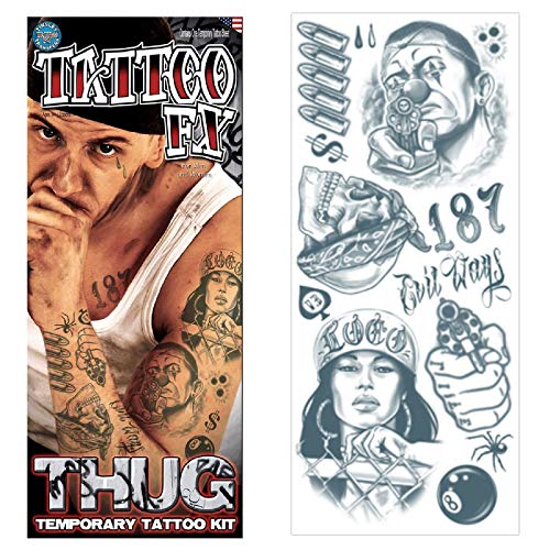 Buy Tinsley Transfers Prison 18 and Life  Tattoo FX Costume Kit for only $12.34 byTinsley Transfers