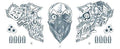 Buy Tinsley Transfers Vandal Full Neck Temporary Tattoo for only $7.59 byTinsley Transfers