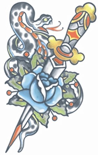 Buy Tinsley Transfers Vintage Snake with Dagger Tattoo for only $4.74 byTinsley Transfers