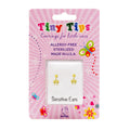 Buy Tiny Tips Drop Bow Studs - Gold Plated for only $14.99 by Studex