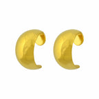 Buy Tiny Tips J Smooth Hoop Studs - 3/8" - Gold Plated for only $14.99 by Studex