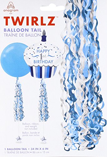 Buy Tissue Twirlz™ Medium Balloon Tail Blue 34x6 inches one per package for only $3.99 by[product_brand]