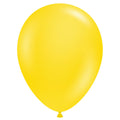 Tuf-Tex 15009 Yellow Latex Party Balloons, 5", Yellow, Pack of 50