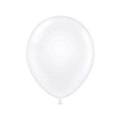 Tuf-Tex 15014 Crystal Clear Latex Party Balloons, 5", Clear, Pack of 50