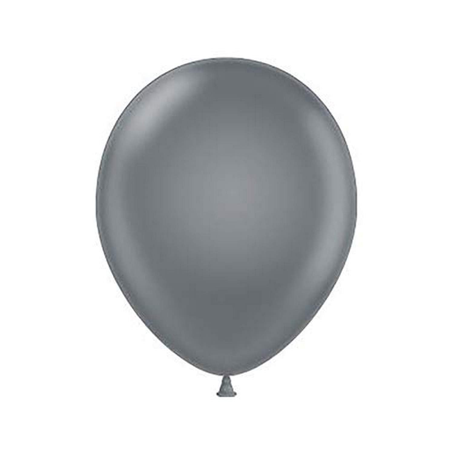 Tuf-Tex 15080 5" Gray Smoke Latex Balloons