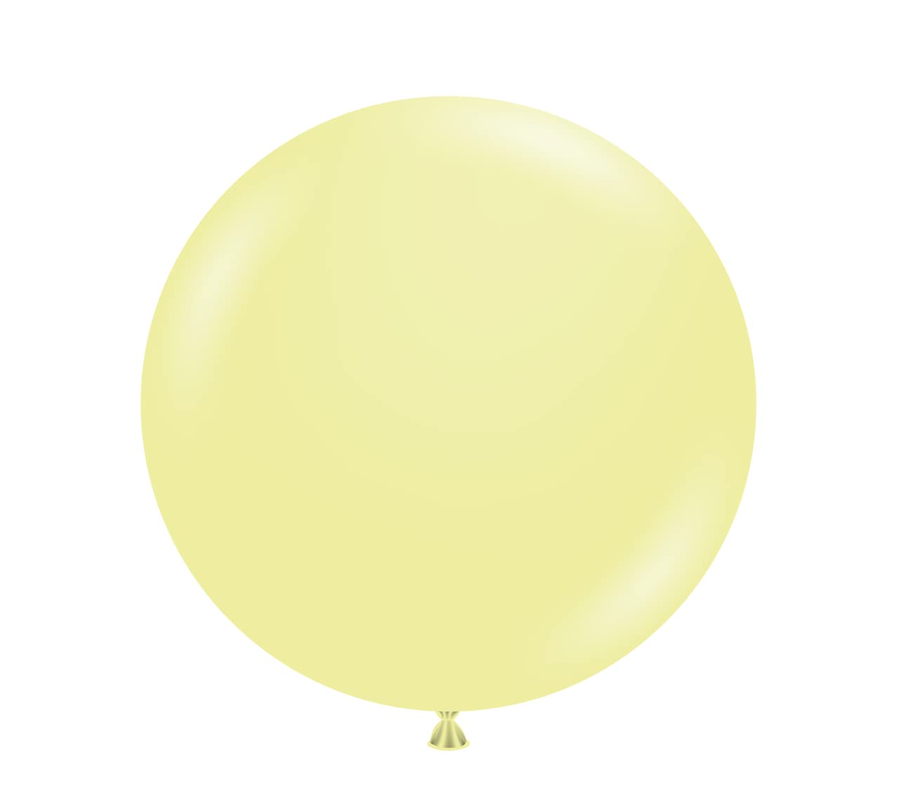 Tuf Tex Sun Kissed 5" Lemonade Color Latex Balloons (50 per Bag)