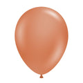 TUFTEX 15035 Tuftex Burnt Orange Latex Party Balloons, 5", Pack of 50