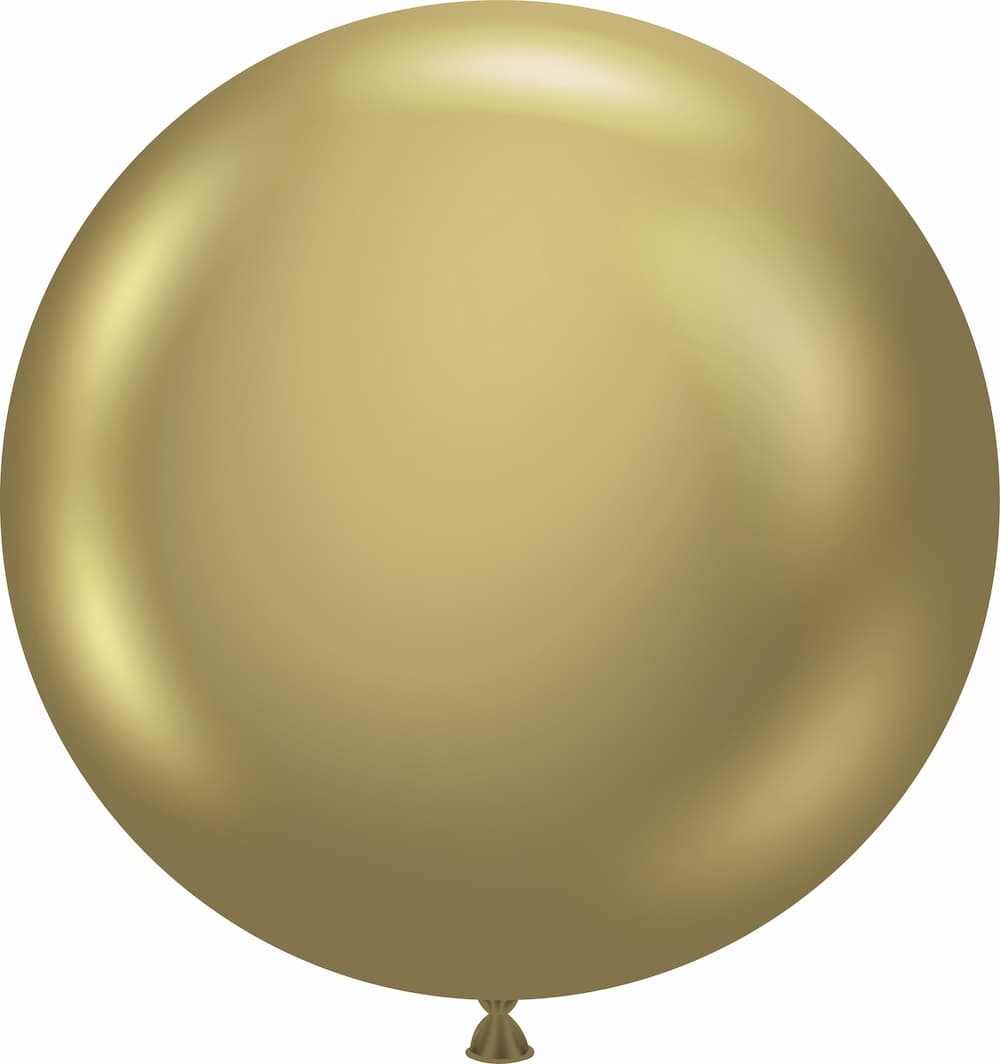 Buy TUFTEX Chrome Reflex Golden 36" Latex Balloons (2 count) for only $18.99 by Tuftex