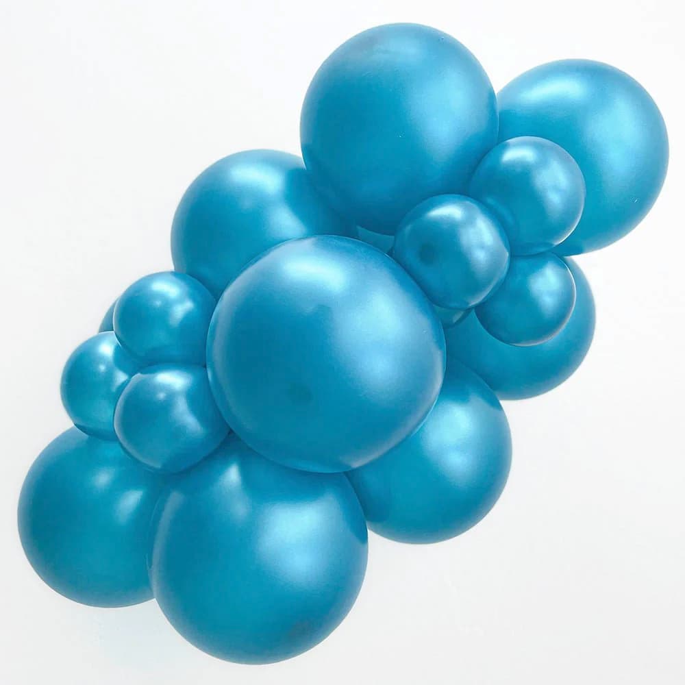 Buy Tuftex Metallic Teal Blue 5" Latex Balloons (50 count) for only $8.99 by Tuftex