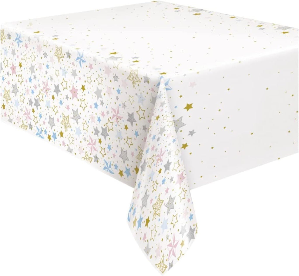 Buy Twinkle Twinkle Little Star Rectangular Plastic Tablecover - 54" x 84" for only $3.99 by Unique