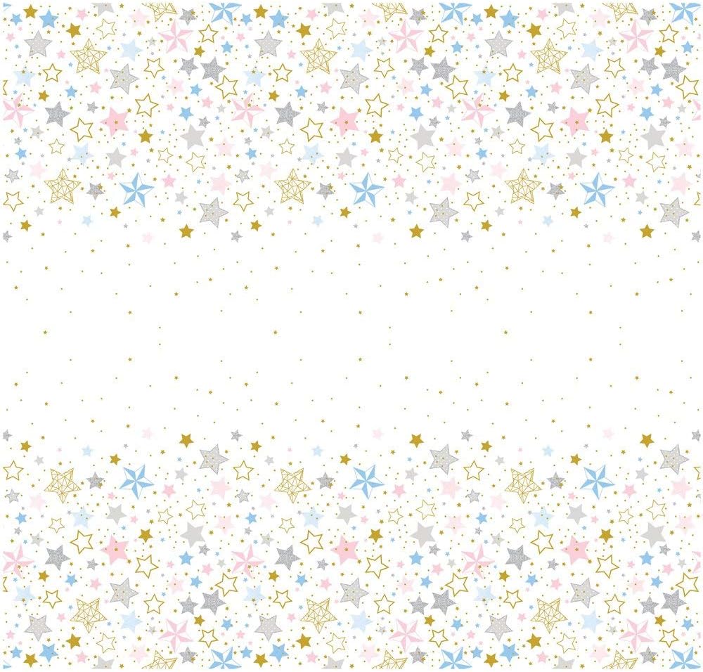 Buy Twinkle Twinkle Little Star Rectangular Plastic Tablecover - 54" x 84" for only $3.99 by Unique