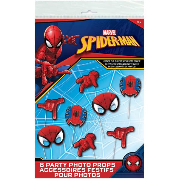 Buy Ultimate Spider-Man Photo Booth Props  8ct for only $8.09 by Unique