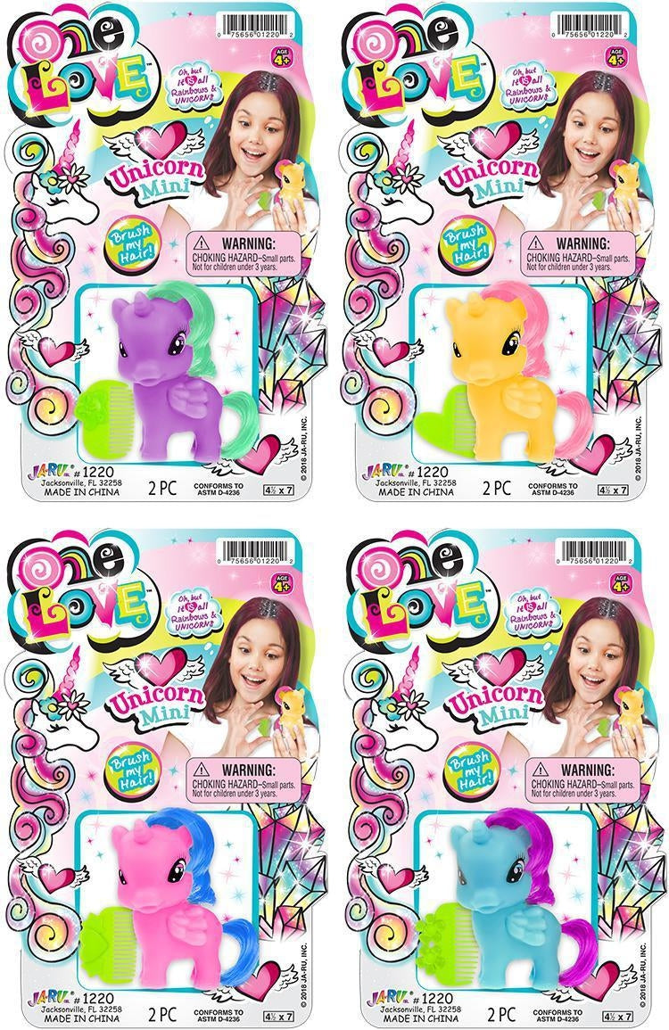 Buy Unicorn Brush My Hair Mini Set - One Love Unicorn Mini Set Assorted for only $3.99 by[product_brand]