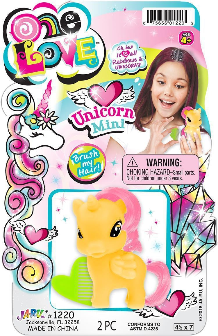 Buy Unicorn Brush My Hair Mini Set - One Love Unicorn Mini Set Assorted for only $3.99 by[product_brand]