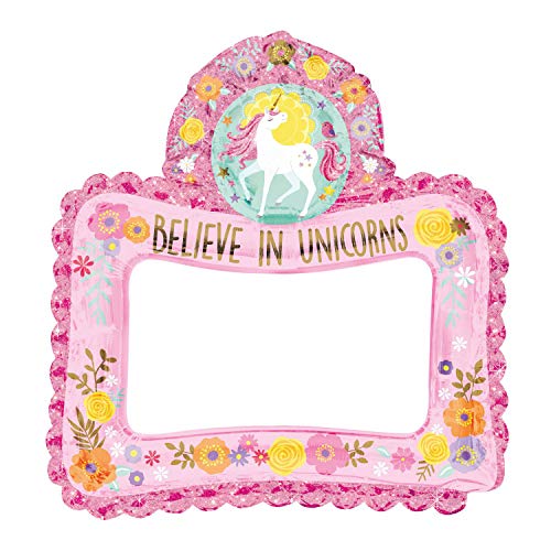 Buy Unicorn Selfie Foil Balloon Frame 26" x 27 for only $7.59 byAnagram