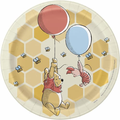 Buy Unique Disney Winnie the Pooh Round Dessert Plates - 7" (Pack of 8) for only $5.99 by Unique