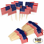 Buy USA Toothpick Flag Cupcakes Toppers (100 pcs) for only $2.99 by Sempertex Balloons