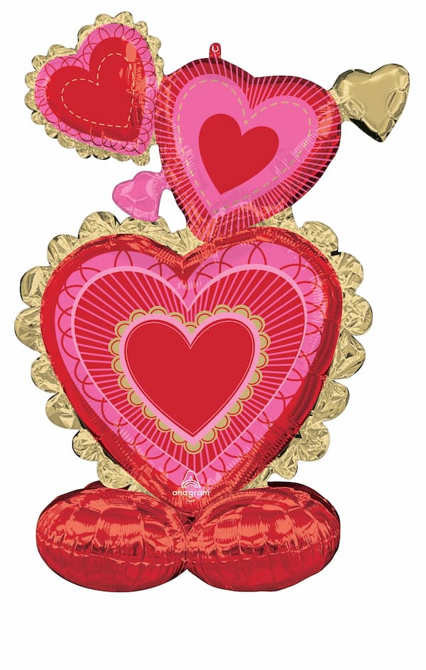 Valentine Scalloped Sweethearts Airloonz