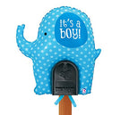Buy Welcome Home Baby  It's a Boy Blue Elephant Mailbox Balloon for only $12.99 by Anagram