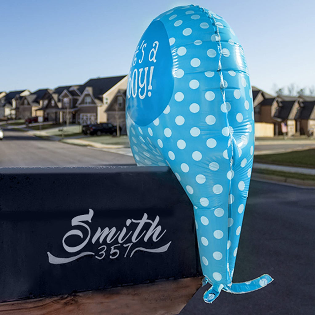 Buy Welcome Home Baby  It's a Boy Blue Elephant Mailbox Balloon for only $12.99 by Anagram