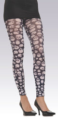 Buy White and Black Teen Skull Tights for only $7.19 byRubies