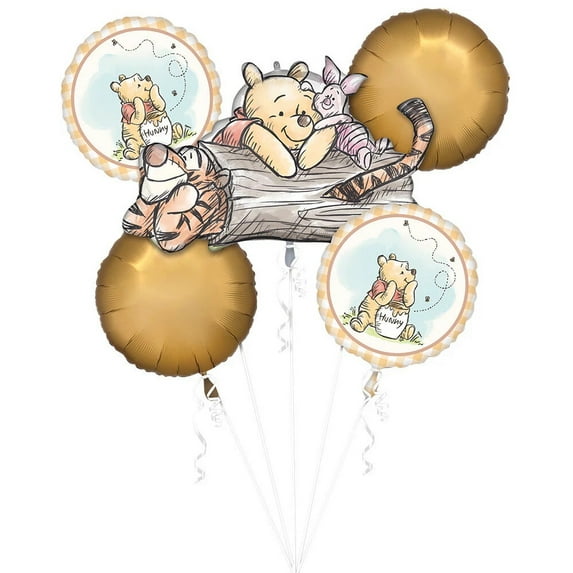 Buy Winnie the Pooh Classic Birthday Baby Shower Balloon Bouquet for only $15.99 by Anagram