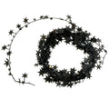 Buy Wire Garland Black Stars 25' for only $5.99 byForum