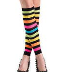 Buy Women's Knee High Footless Rainbow Leggings, Rainbow, One Size for only $4.99 by Rubies